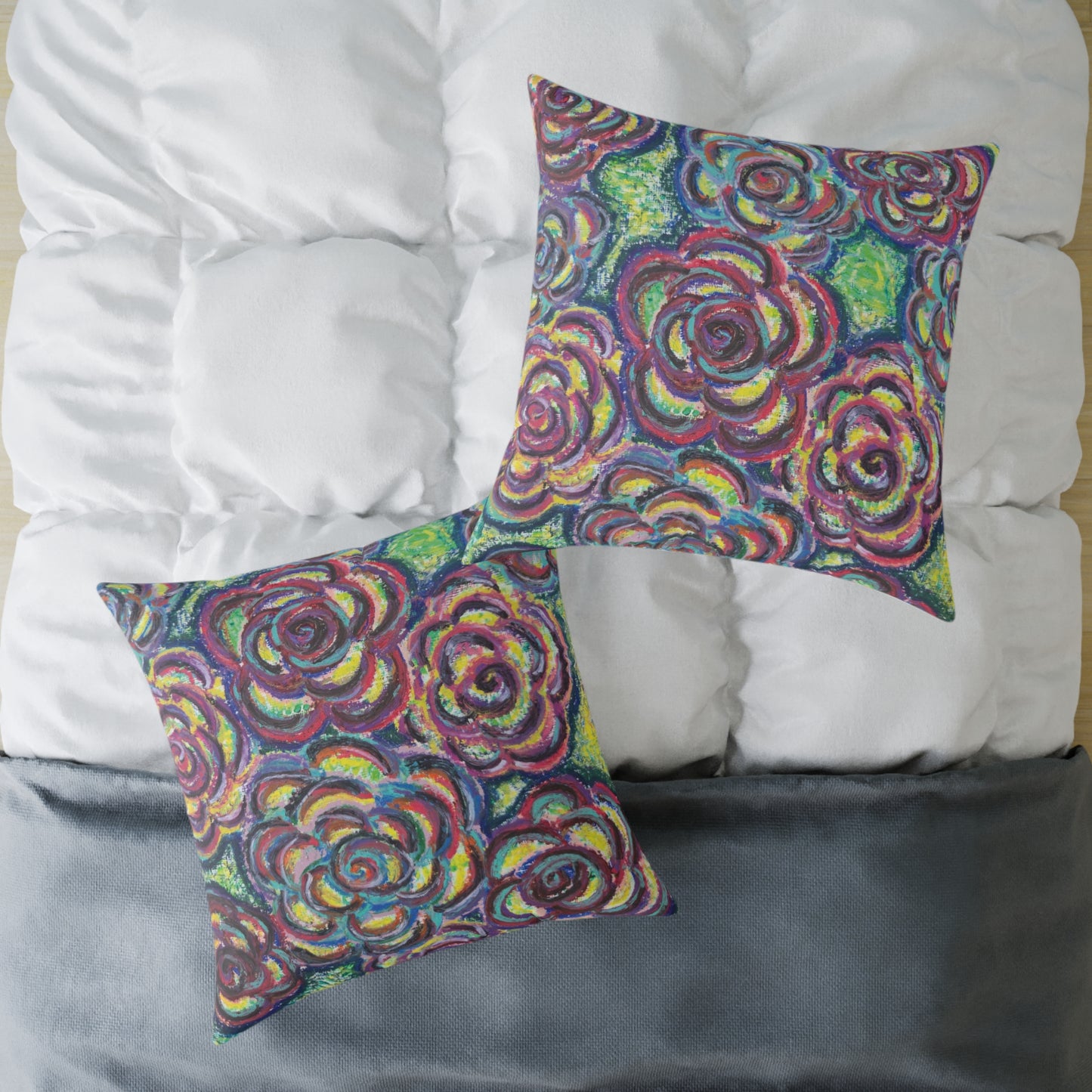 Art Pillow - Garden Roses