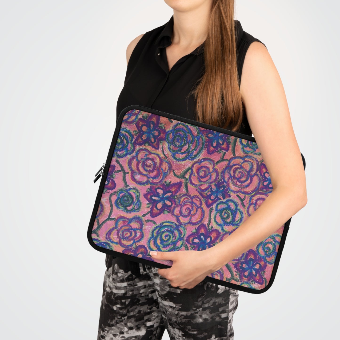 Art Laptop/Tablet Sleeve - Mystical Roses