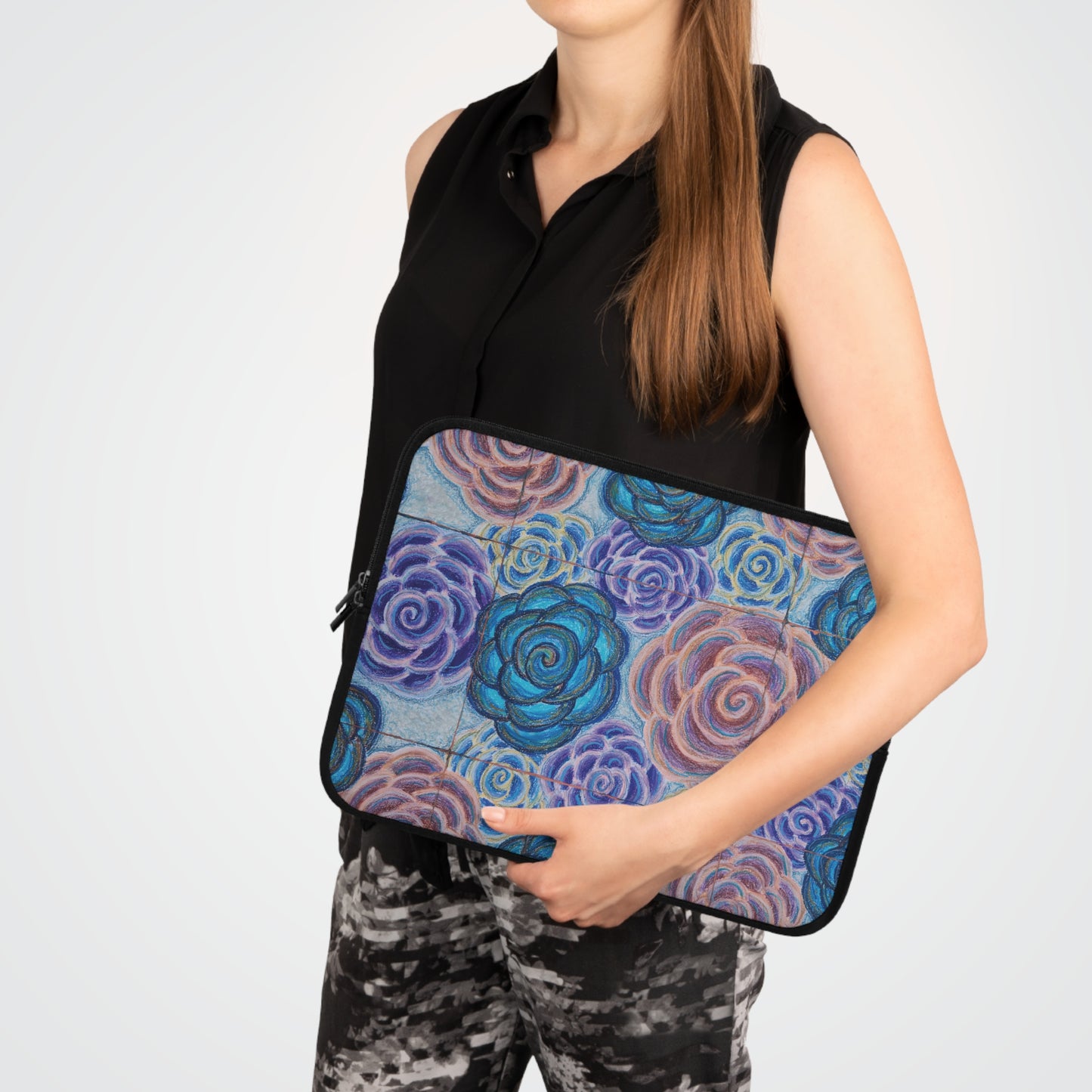 Art Laptop/Tablet Sleeve - Hometown Roses