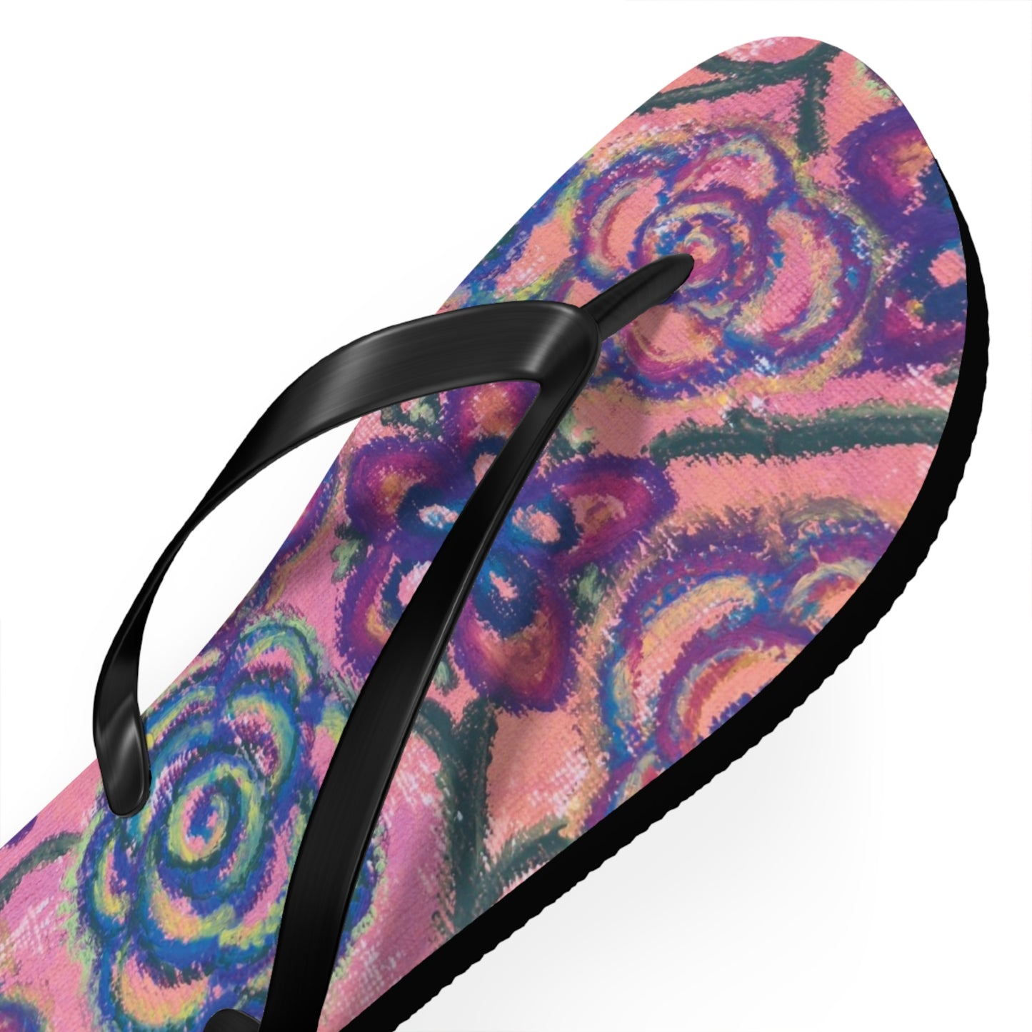 Art Flip Flops - Mystical Roses