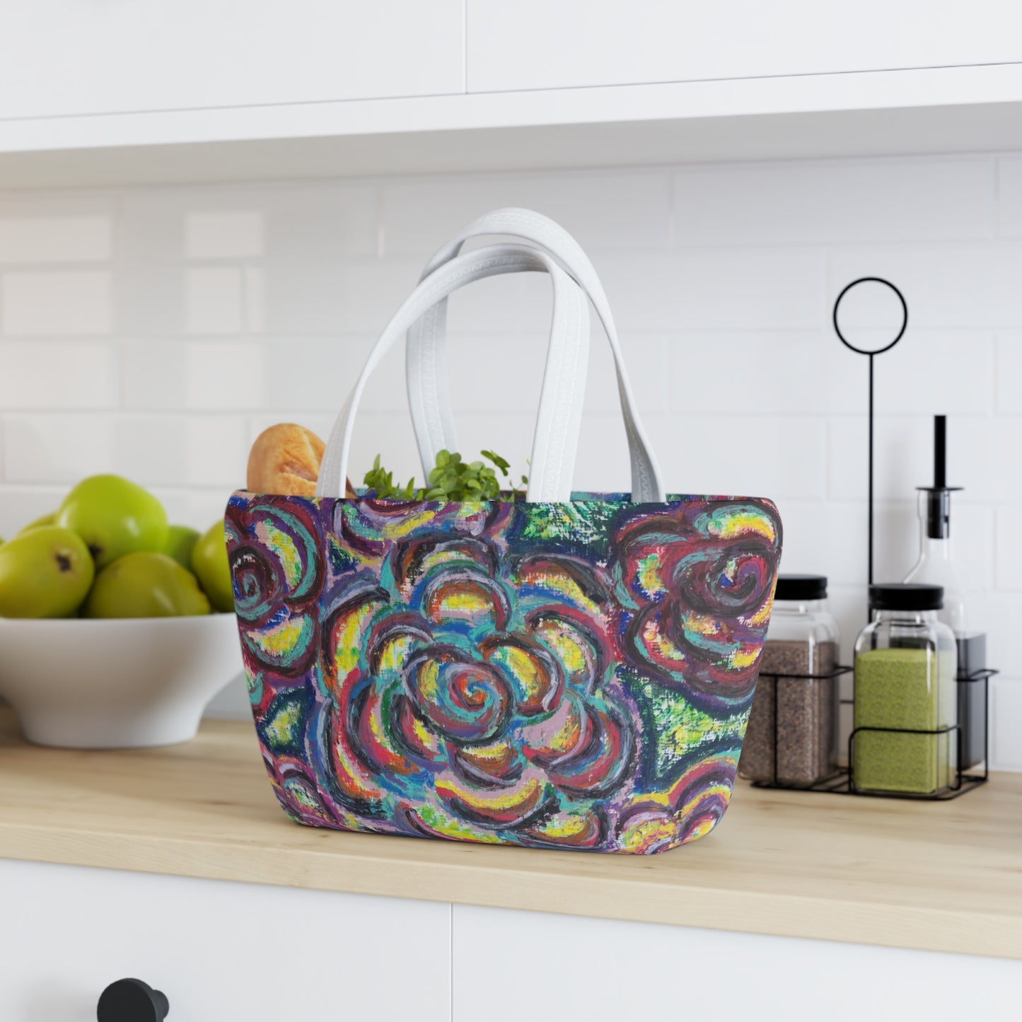 Art Lunch Bag - Garden Roses