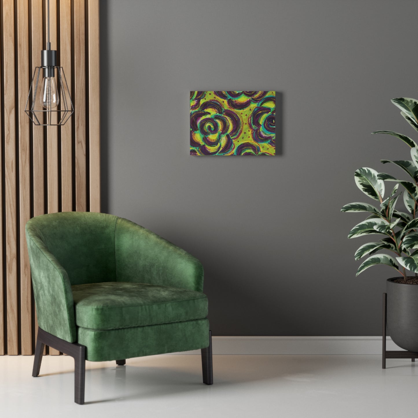 Art Canvas - Peridot Roses