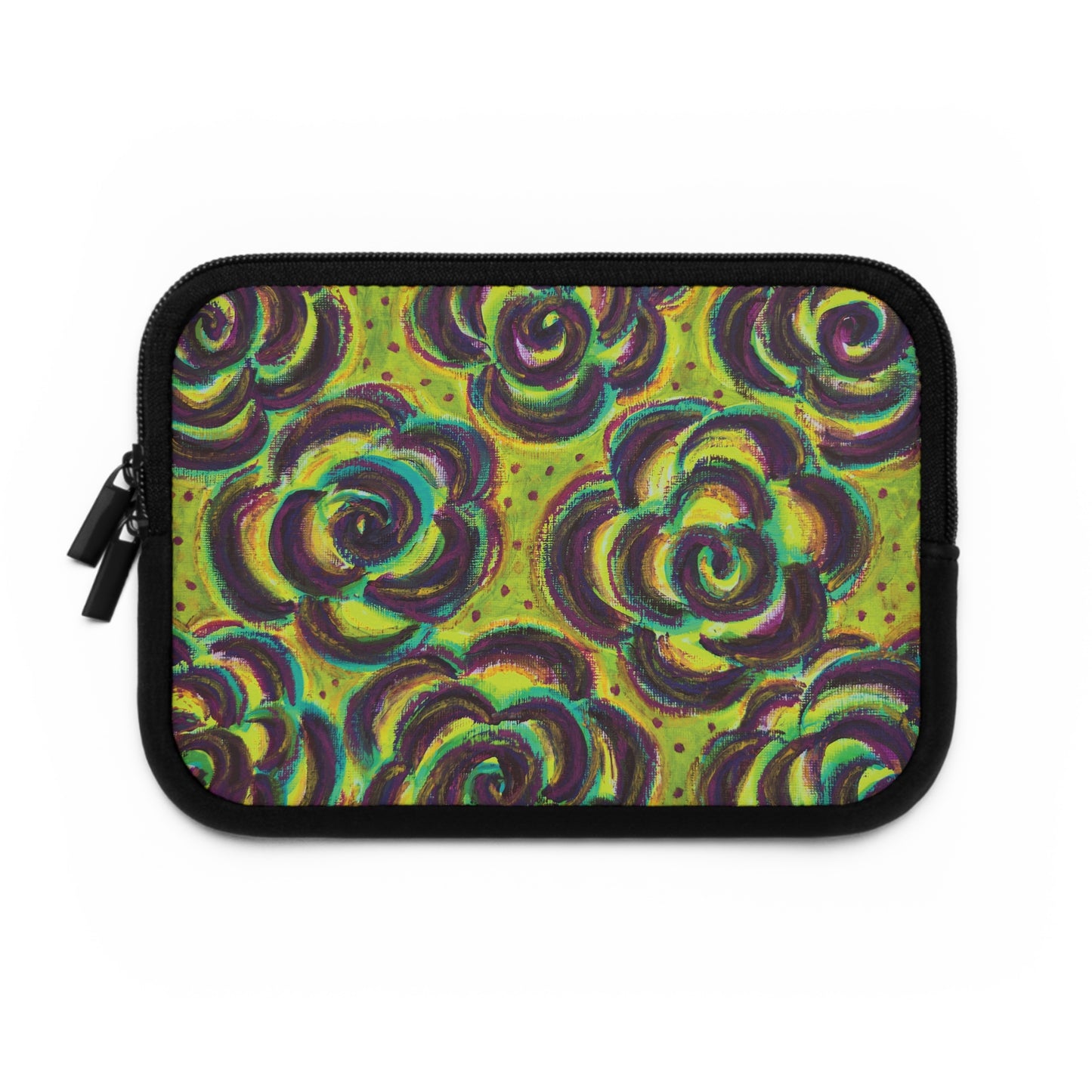 Art Laptop/Tablet Sleeve - Peridot Roses