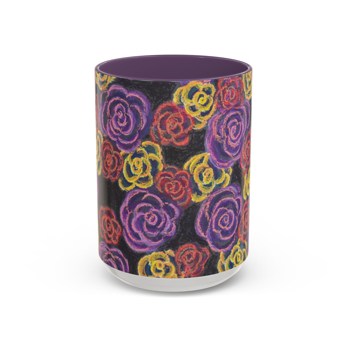 Art Accent Mug - Midnight Roses