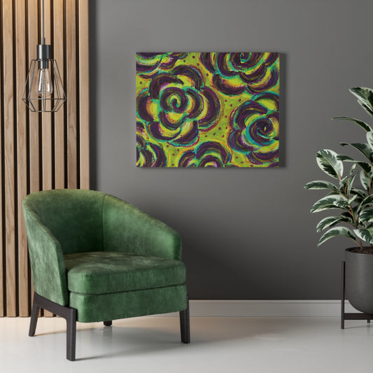 Art Canvas - Peridot Roses