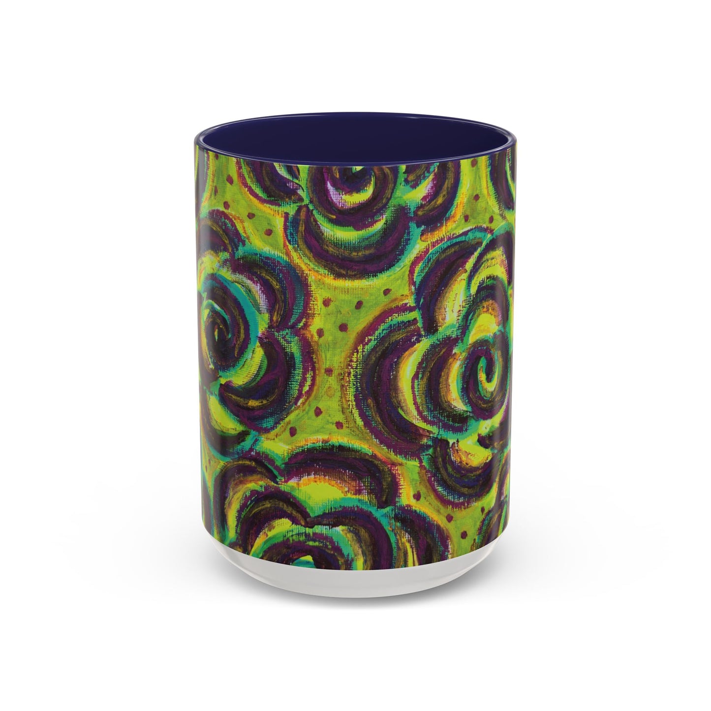 Art Accent Mug -  Peridot Roses