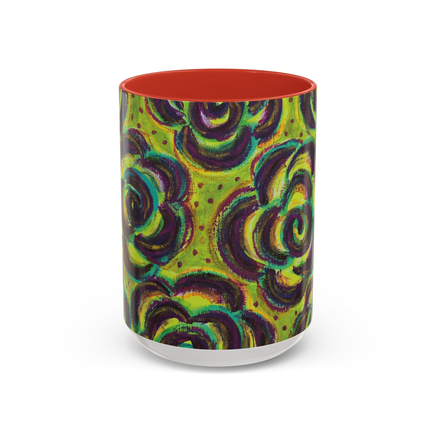 Art Accent Mug -  Peridot Roses