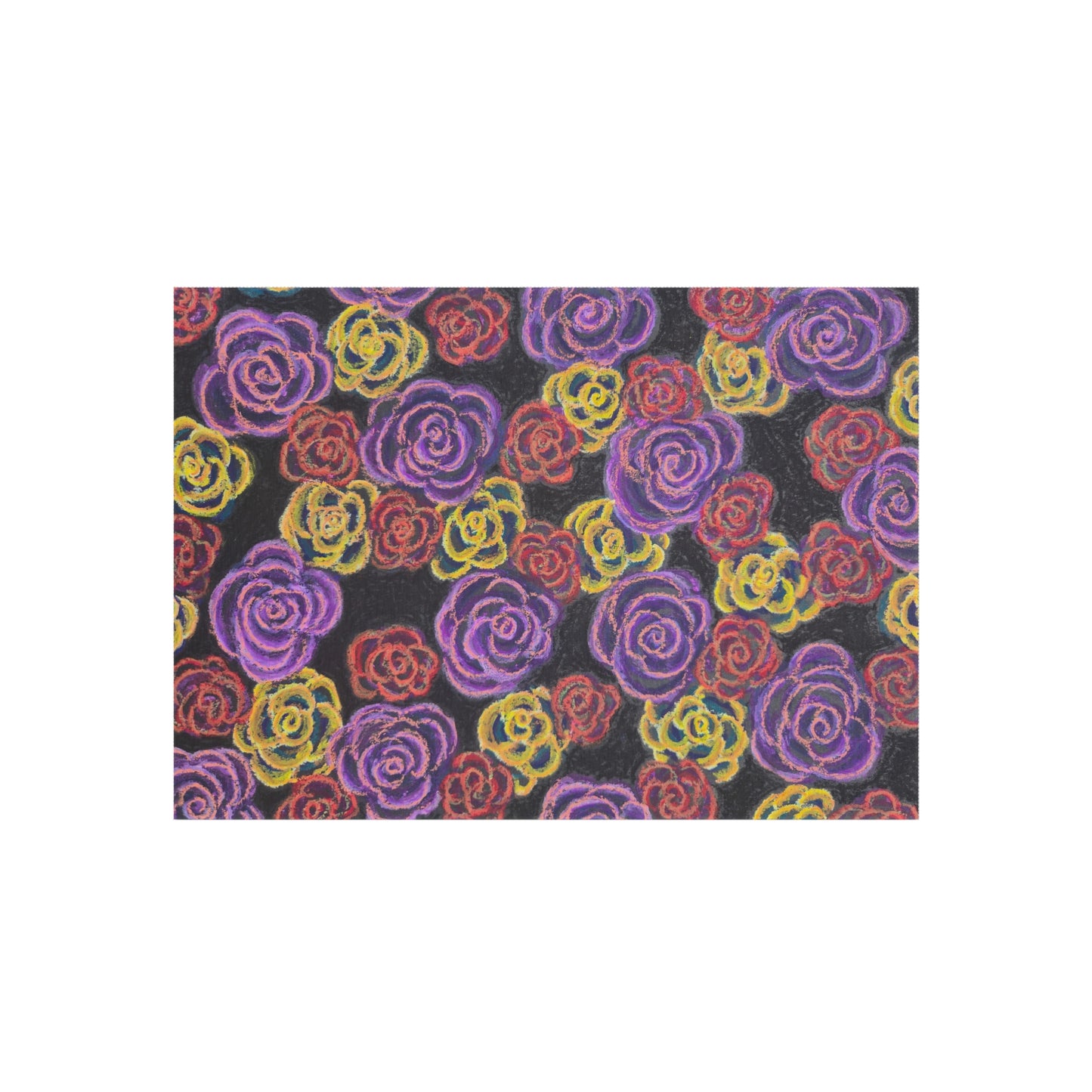 Art Rug - Midnight Roses