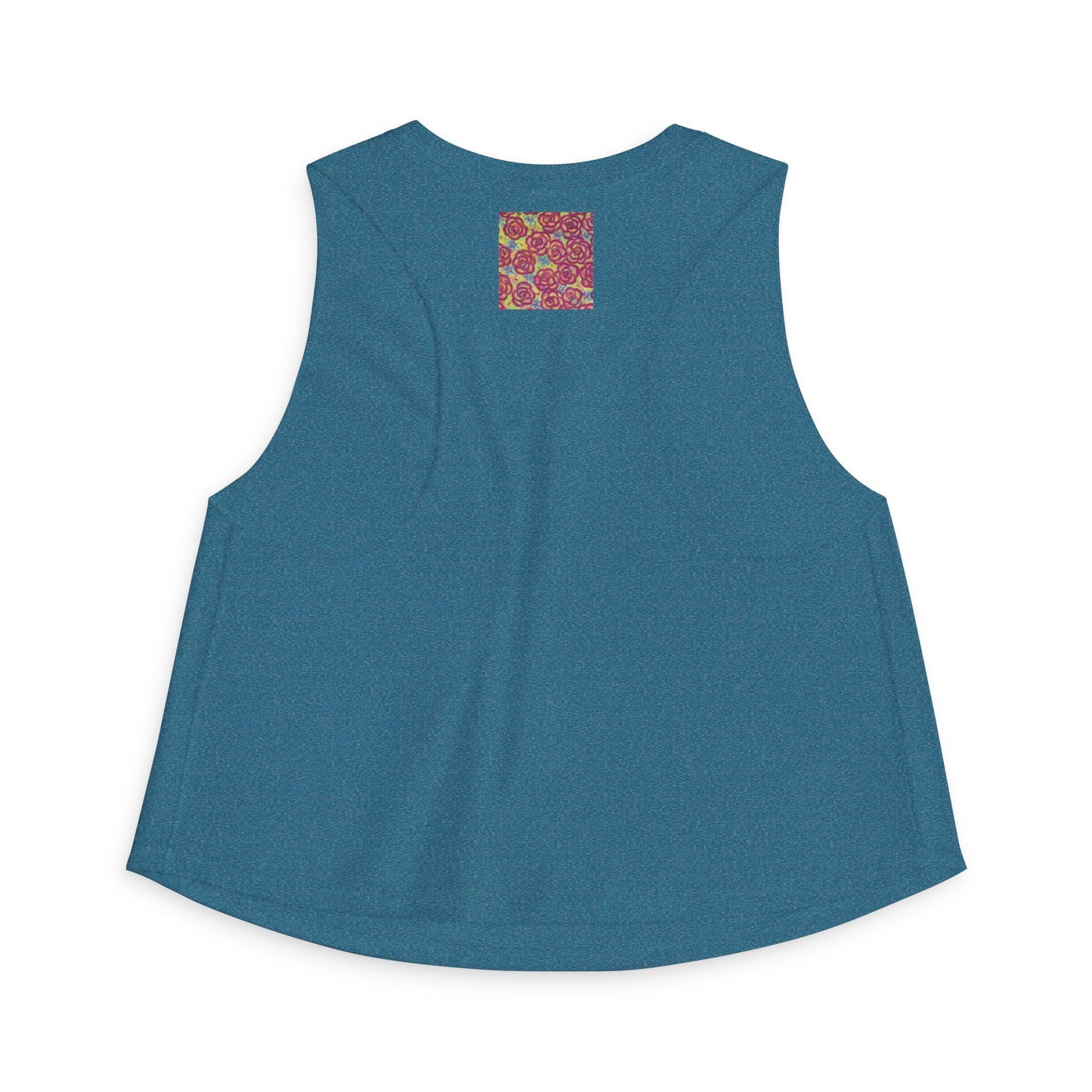 Art Women's Crop Top - Magenta Roses