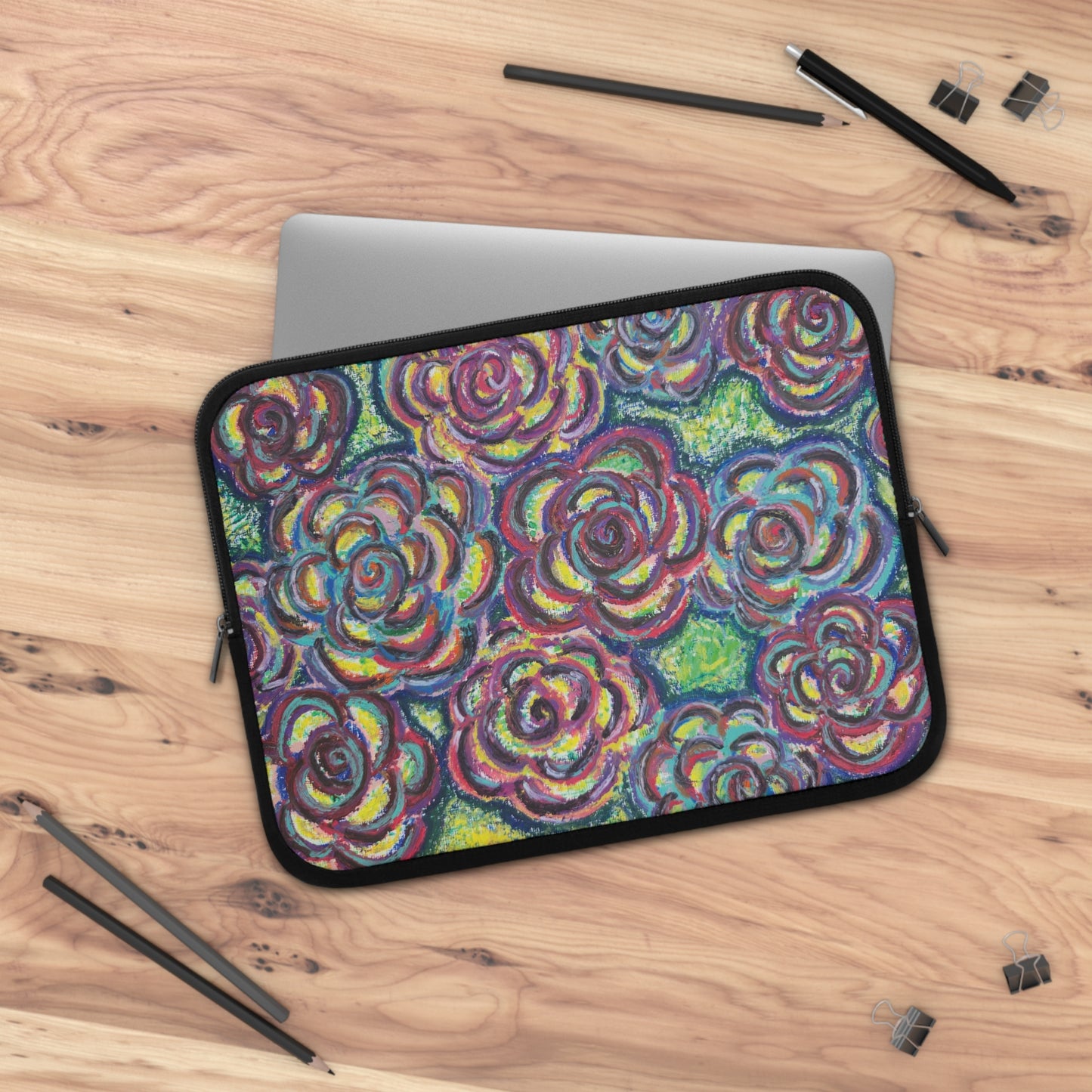 Art Laptop/Tablet Sleeve - Garden Roses