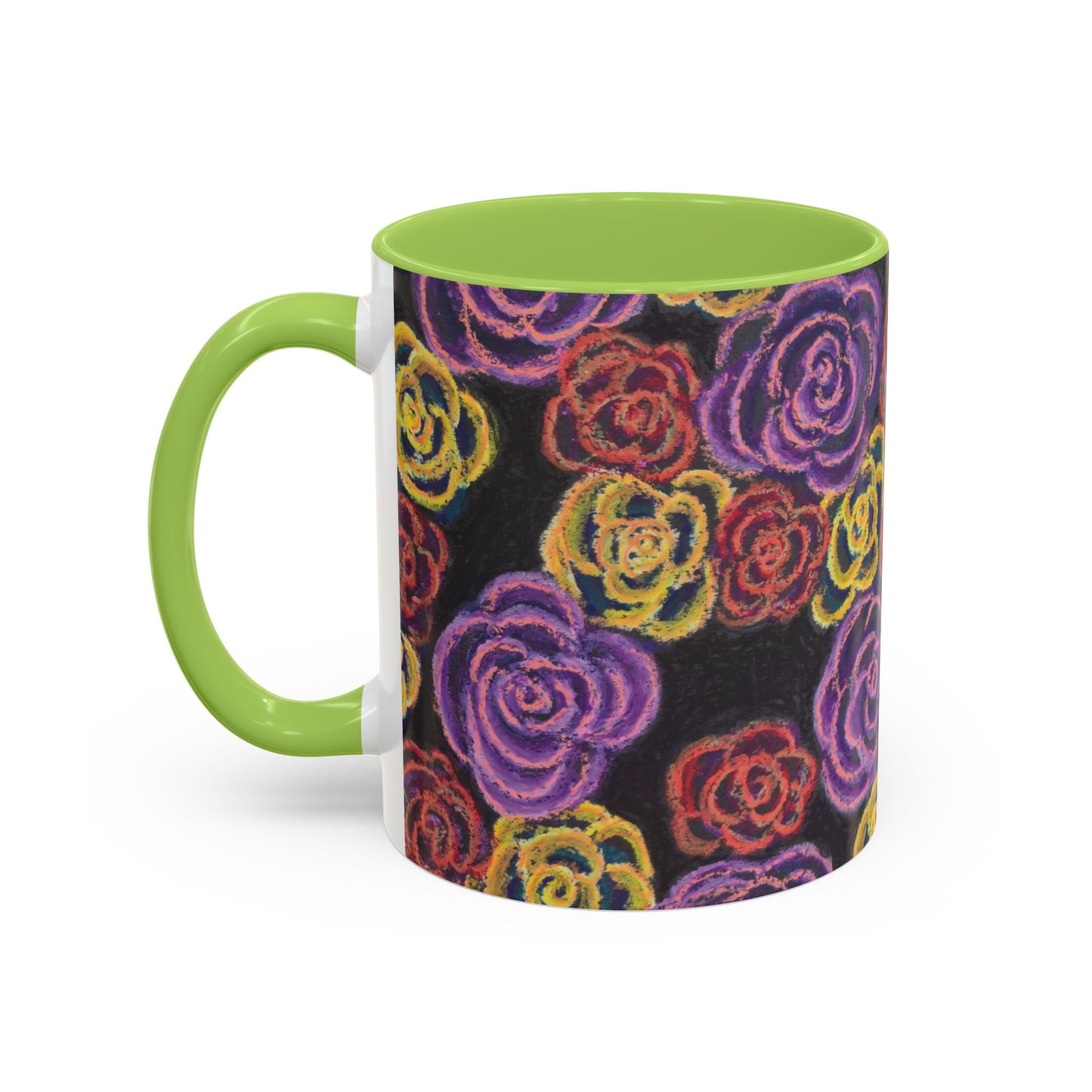 Art Accent Mug - Midnight Roses