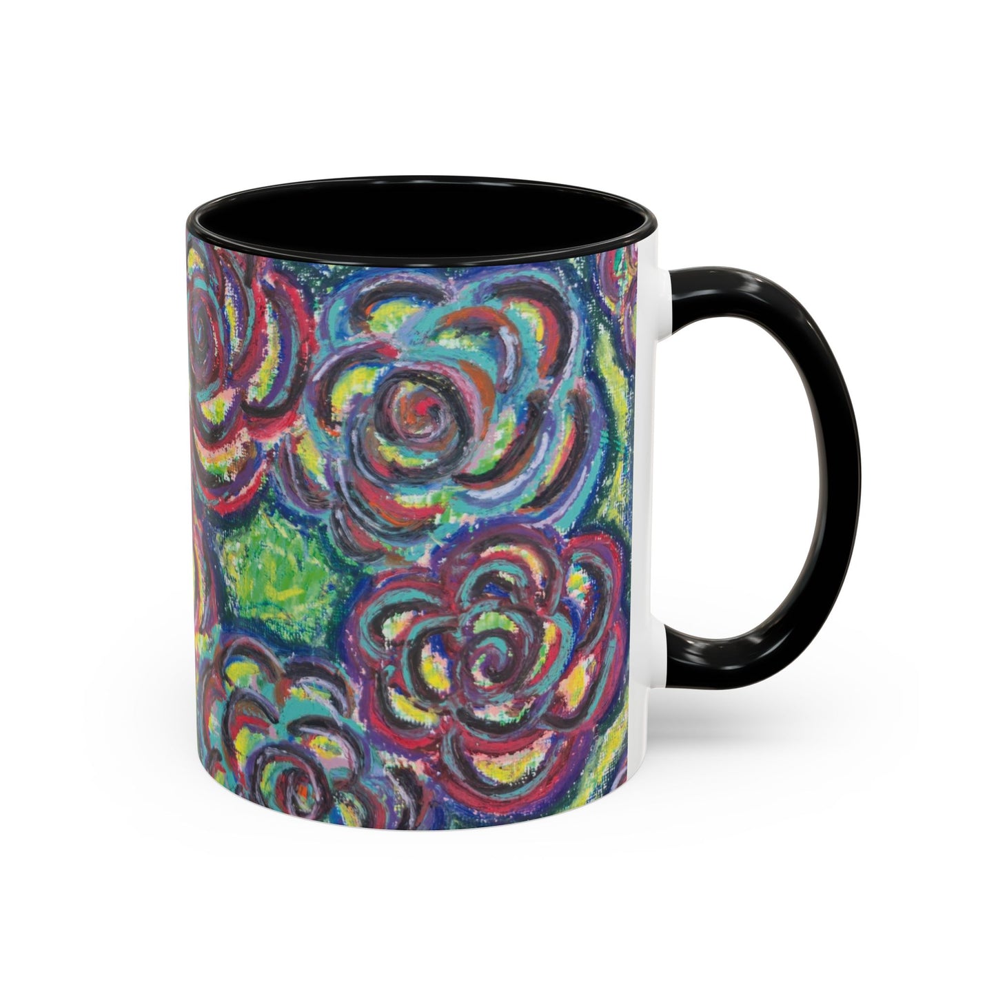 Art Accent Mug - Garden Roses