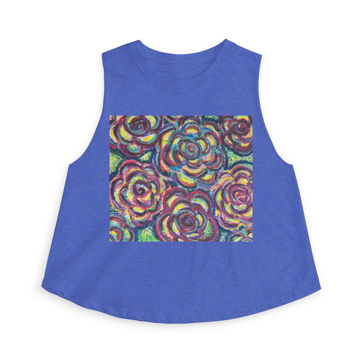 Art Women's Crop Top - Garden Roses