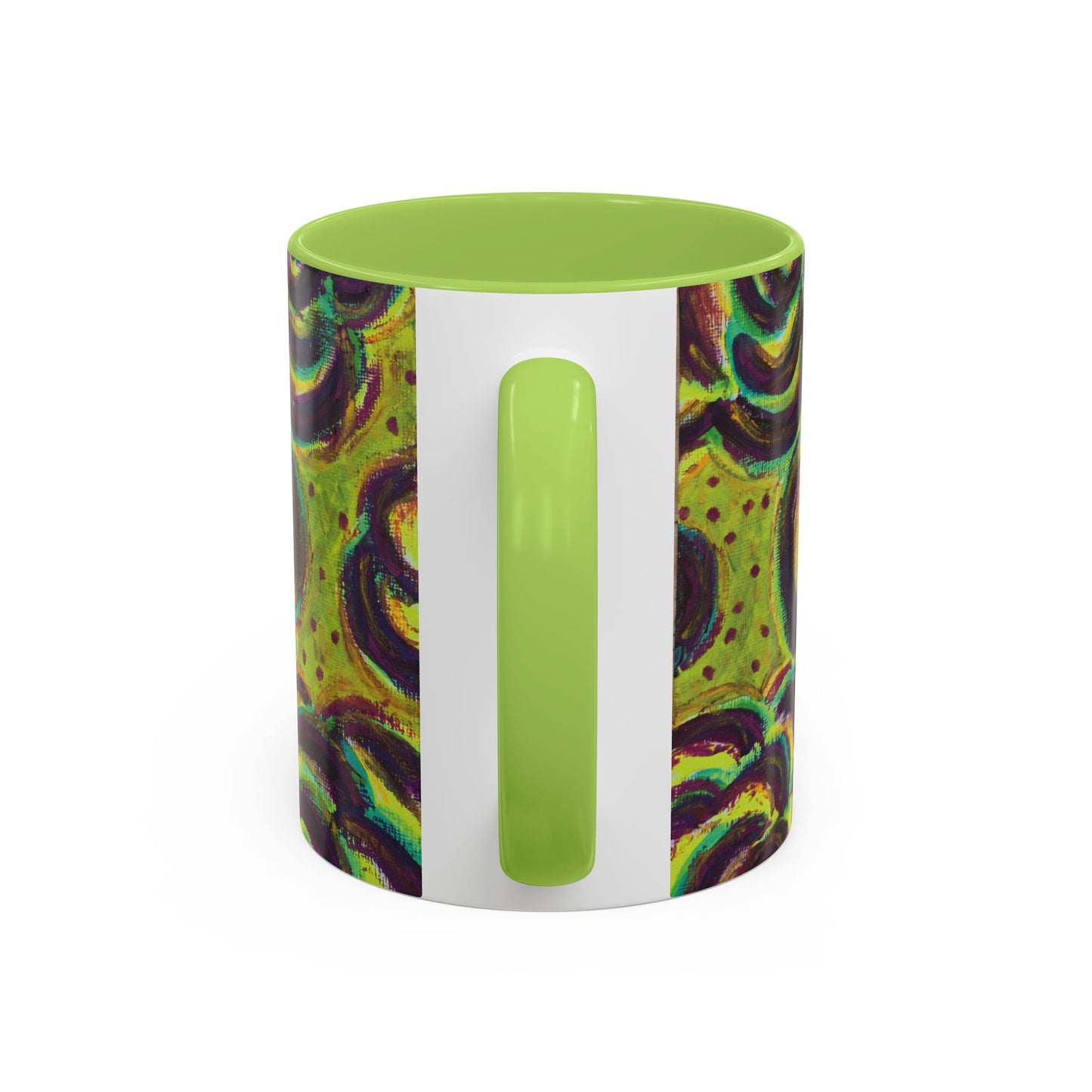 Art Accent Mug -  Peridot Roses