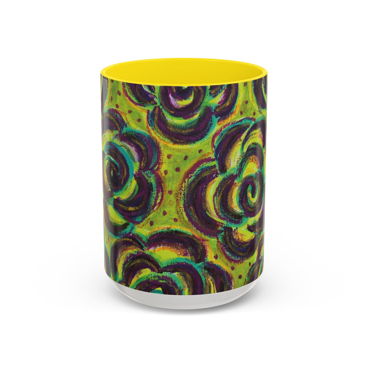 Art Accent Mug -  Peridot Roses