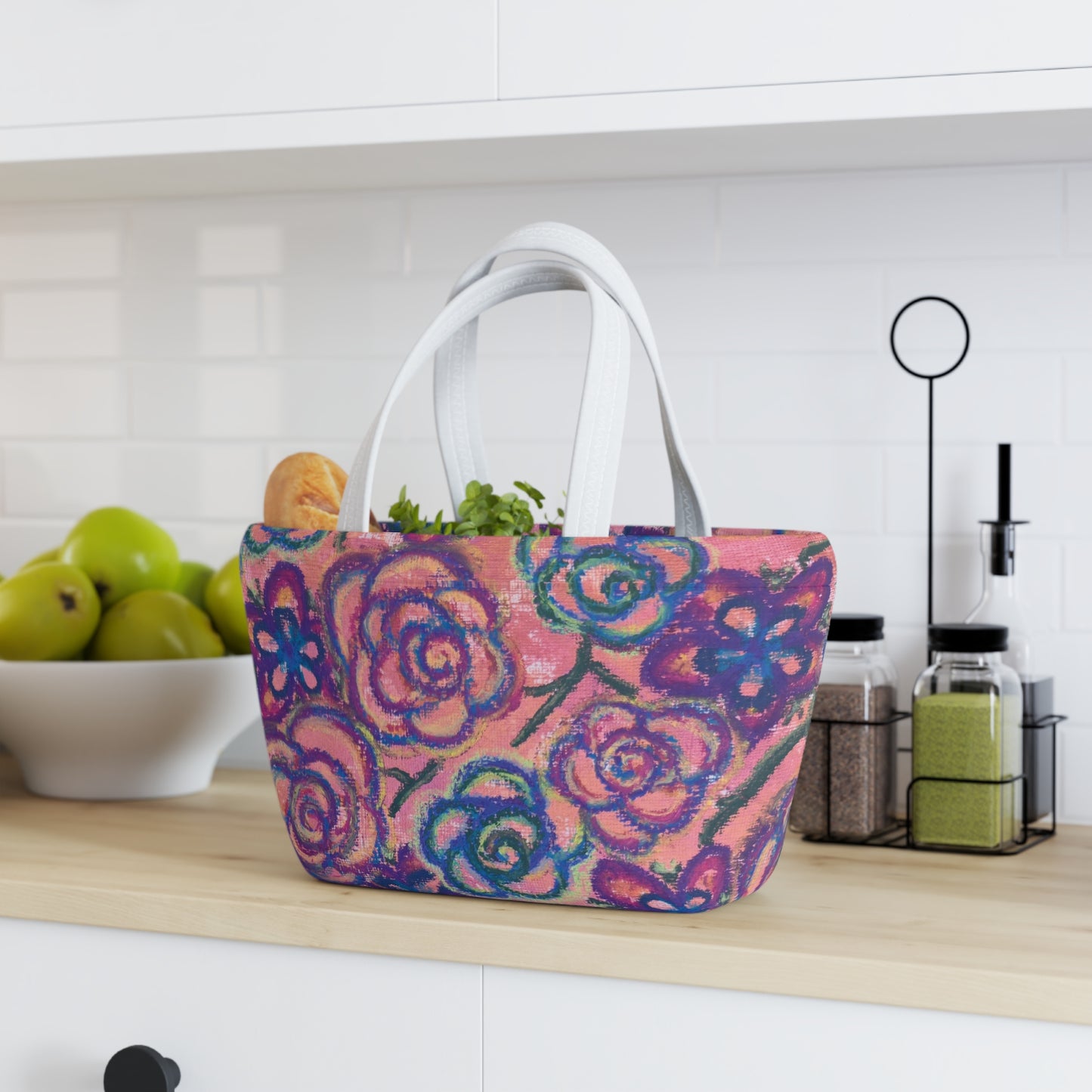 Art Lunch Bag - Mystical Roses