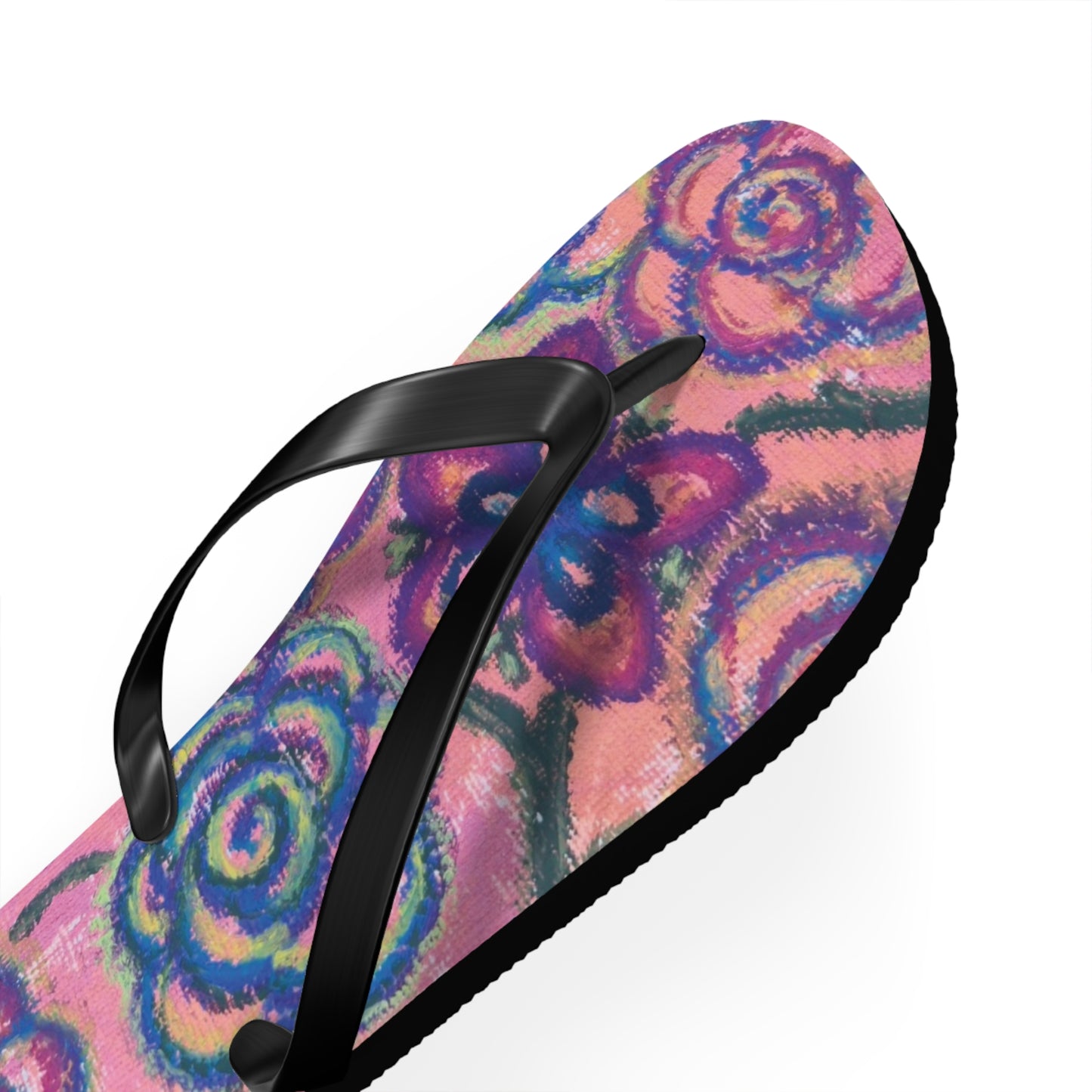 Art Flip Flops - Mystical Roses
