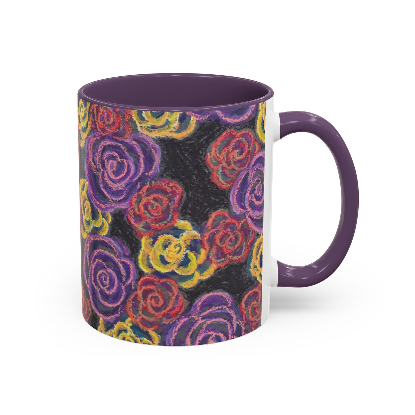 Art Accent Mug - Midnight Roses