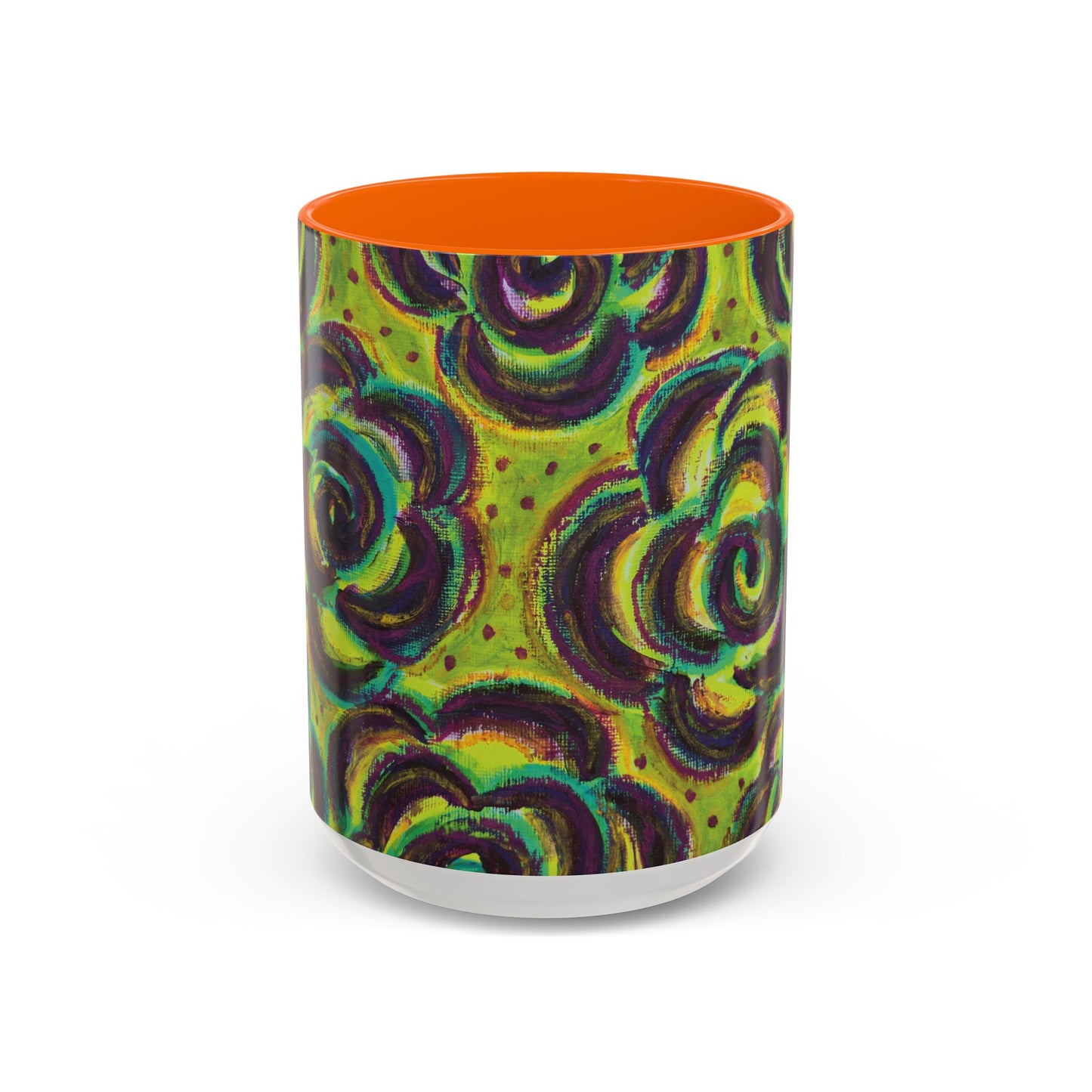 Art Accent Mug -  Peridot Roses