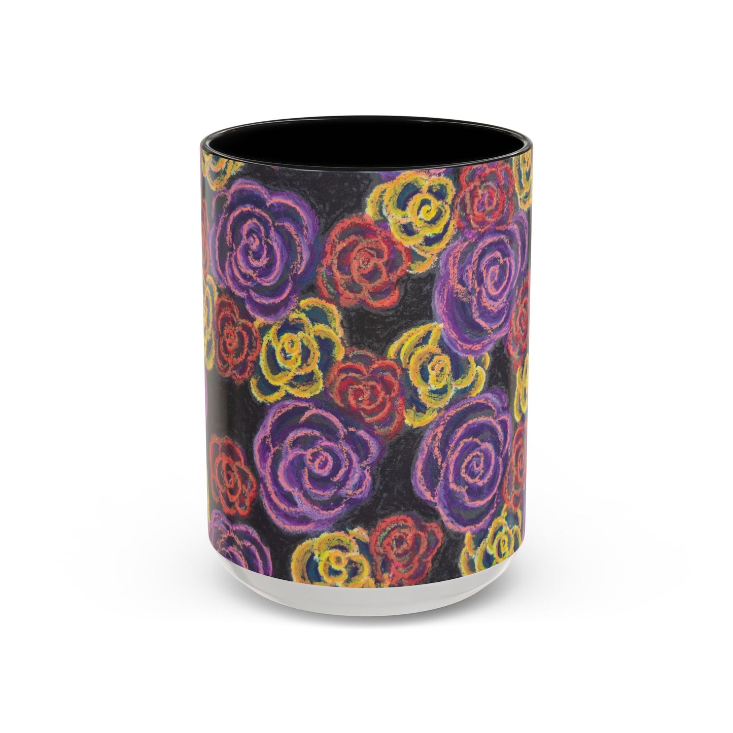 Art Accent Mug - Midnight Roses