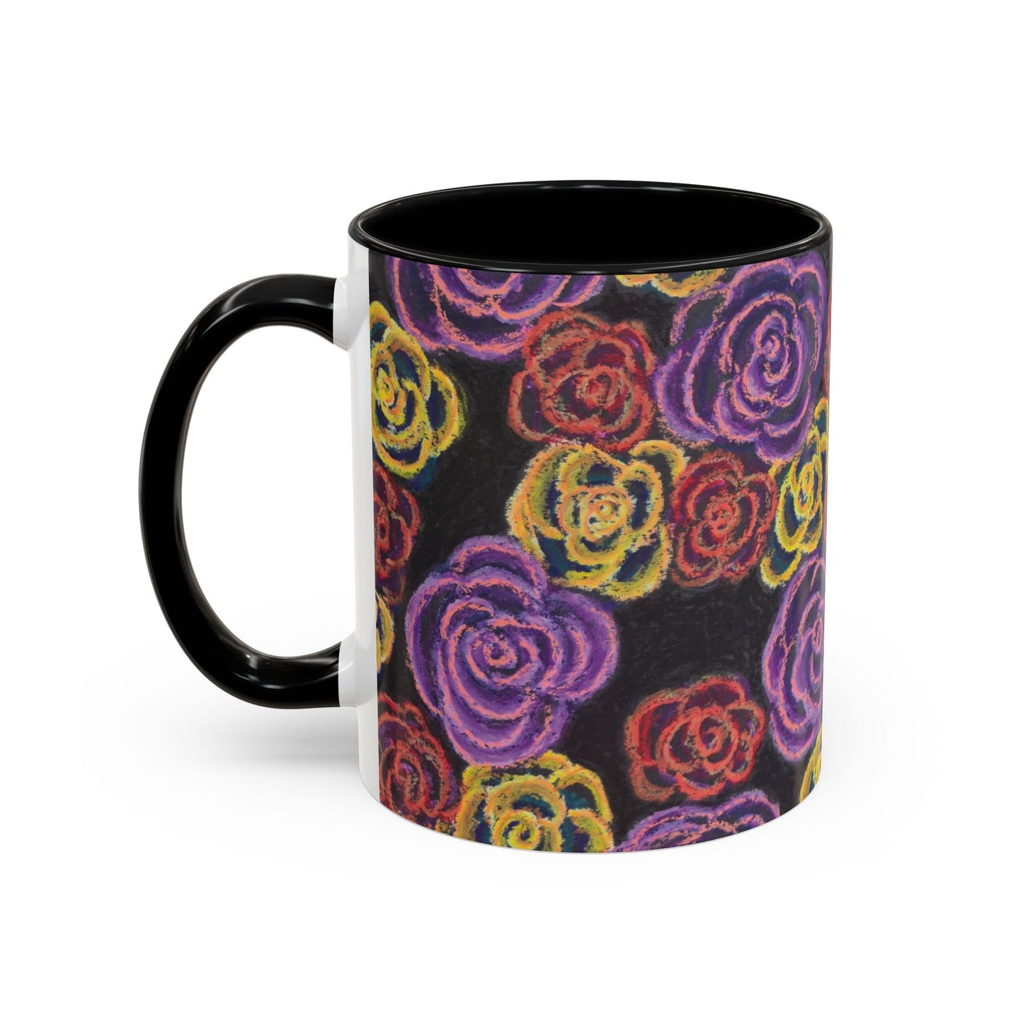 Art Accent Mug - Midnight Roses