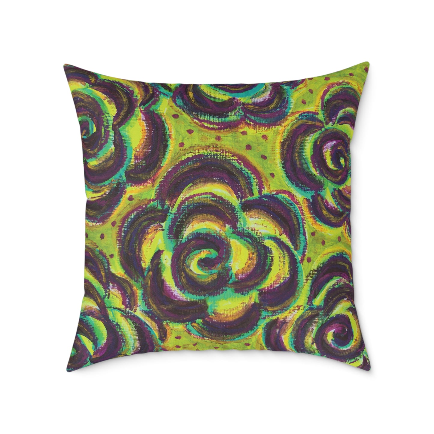 Art Pillow - Peridot Roses