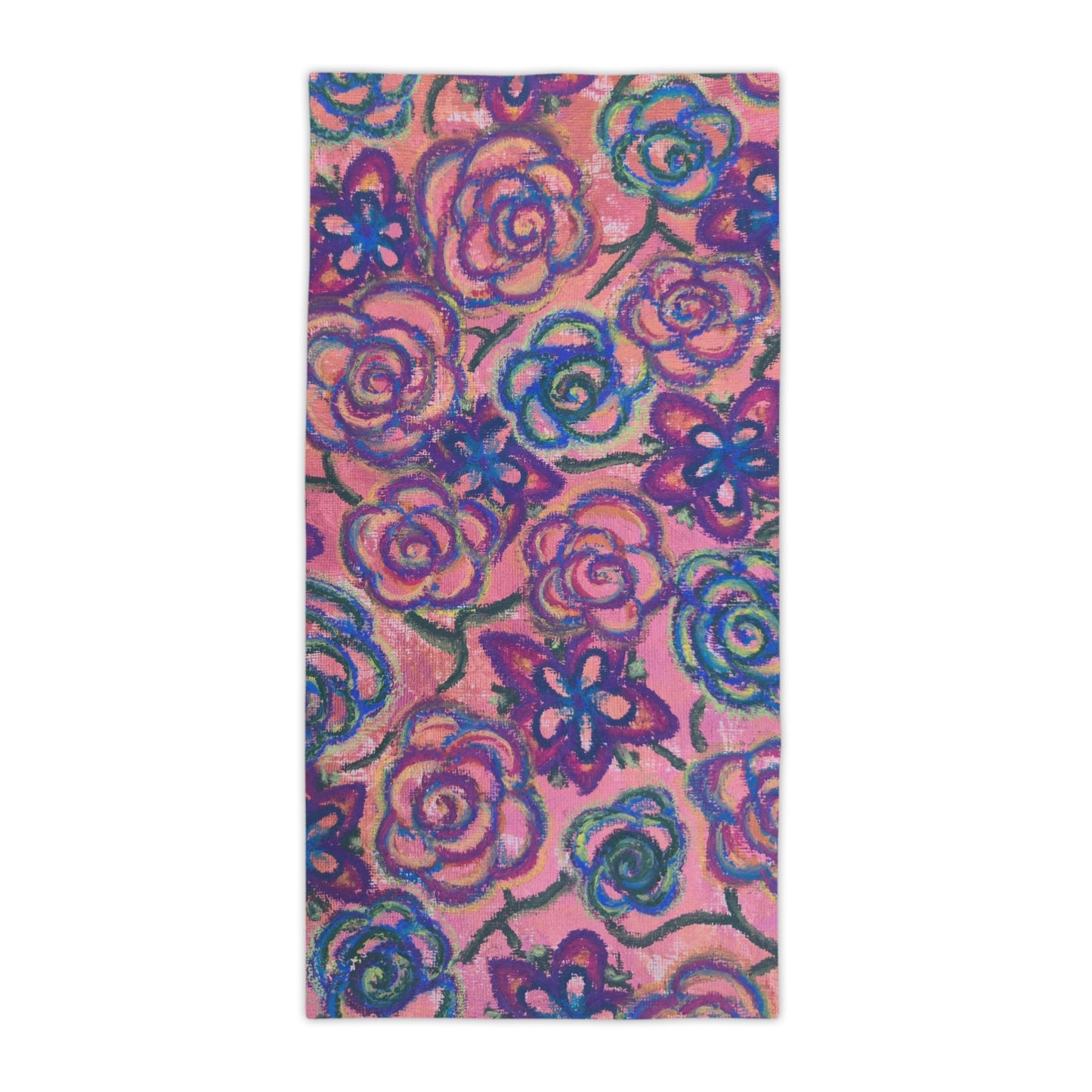 Art Beach Towel - Mystical Roses