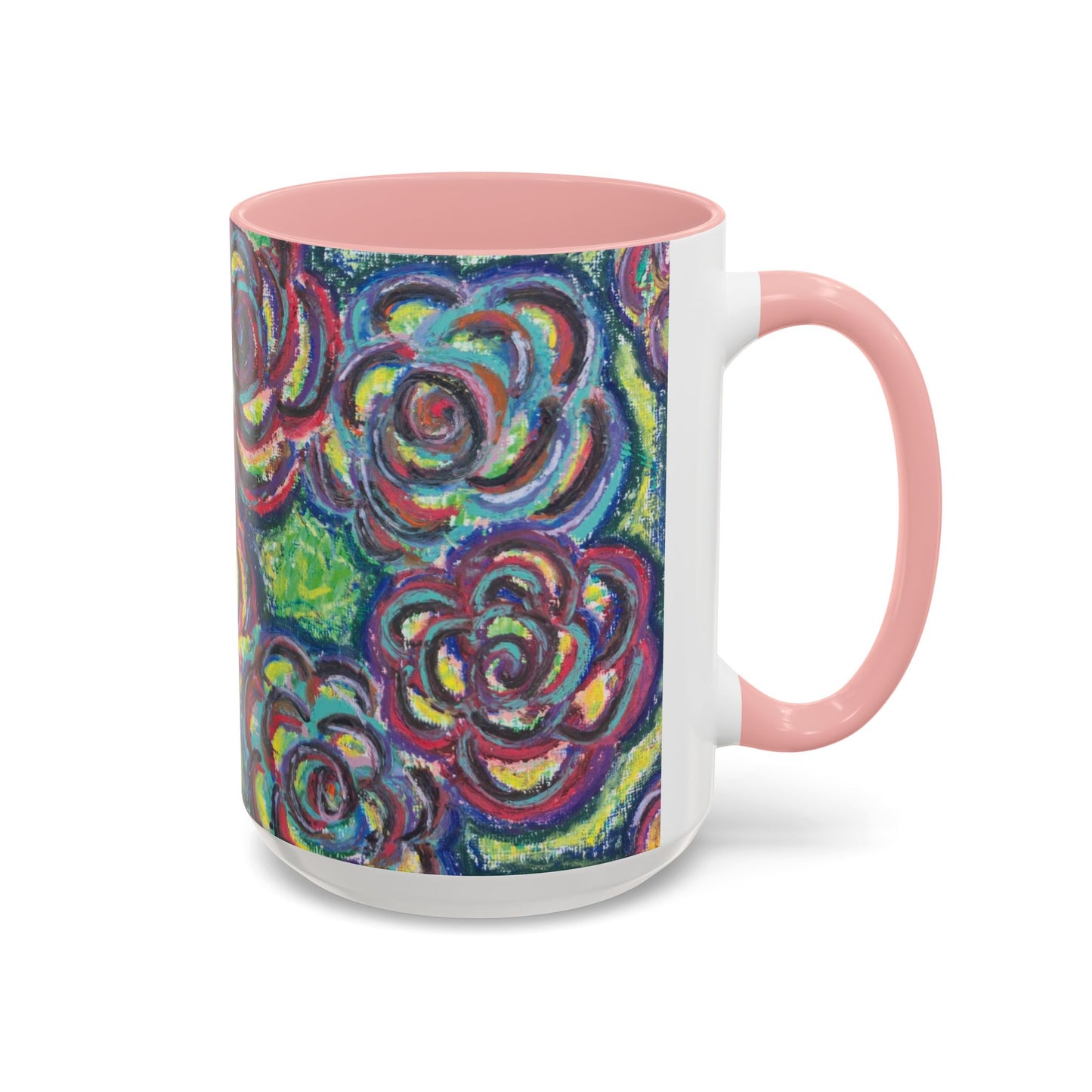 Art Accent Mug - Garden Roses